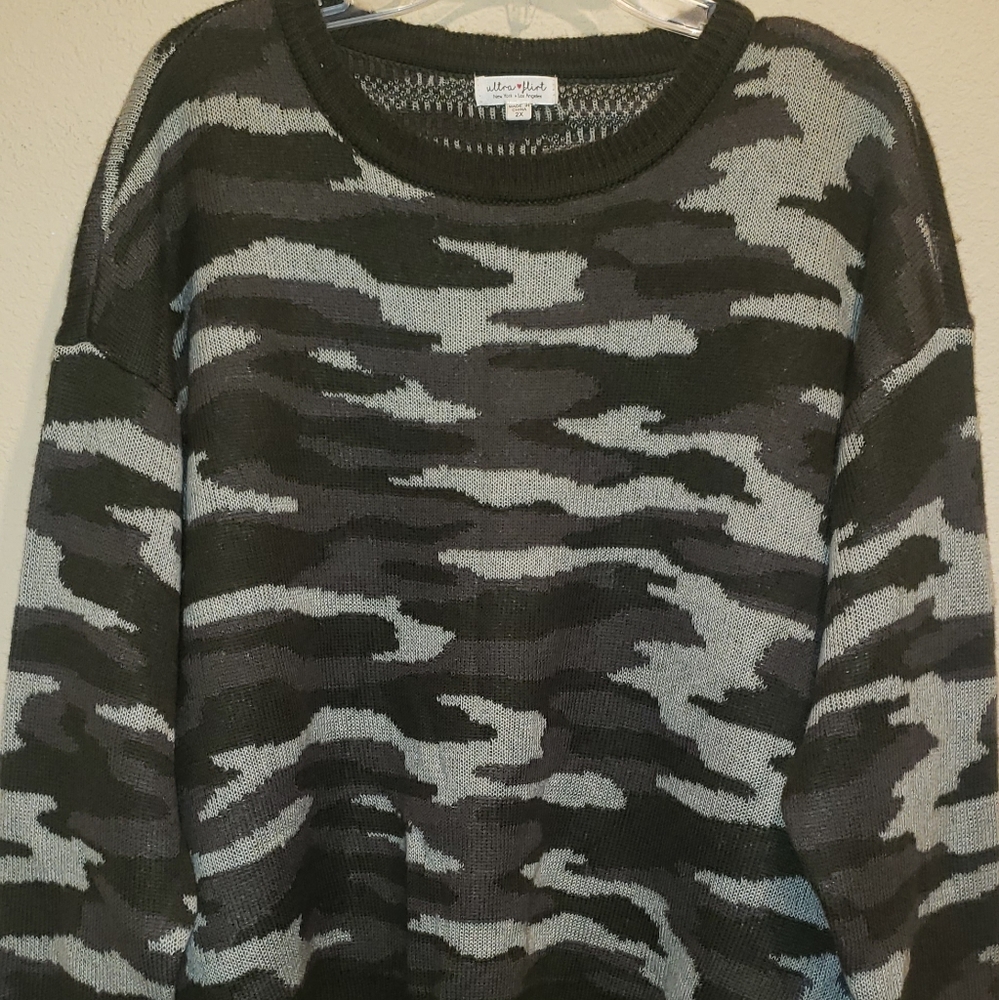 Ultra Flirt Camouflage Sweater